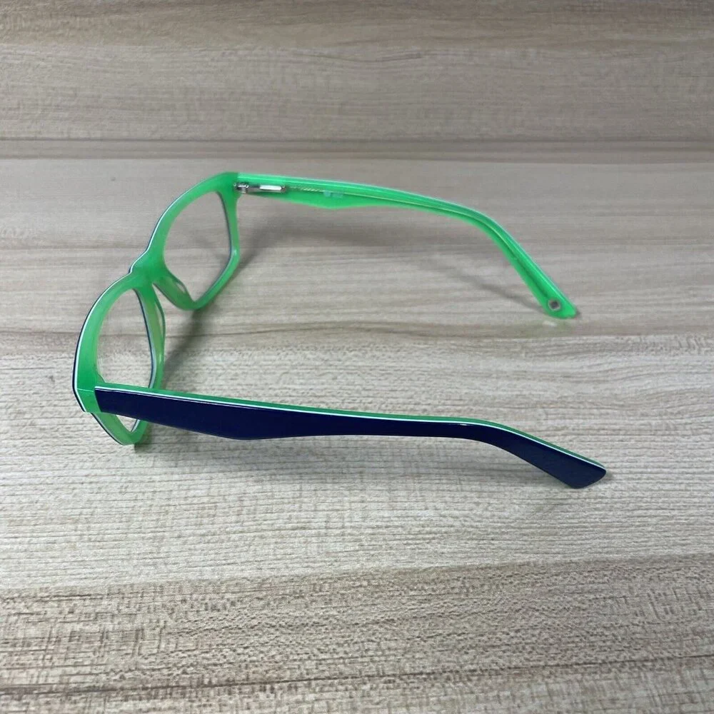 Muse MOD538 Classic Blue/green Rectangle‎ Kids Eyeglasses Frames Only 50-17-140